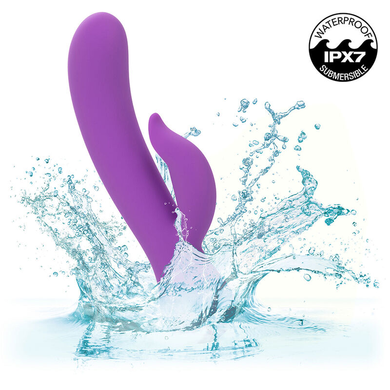 First time purple rechargeable pleaser vibrator