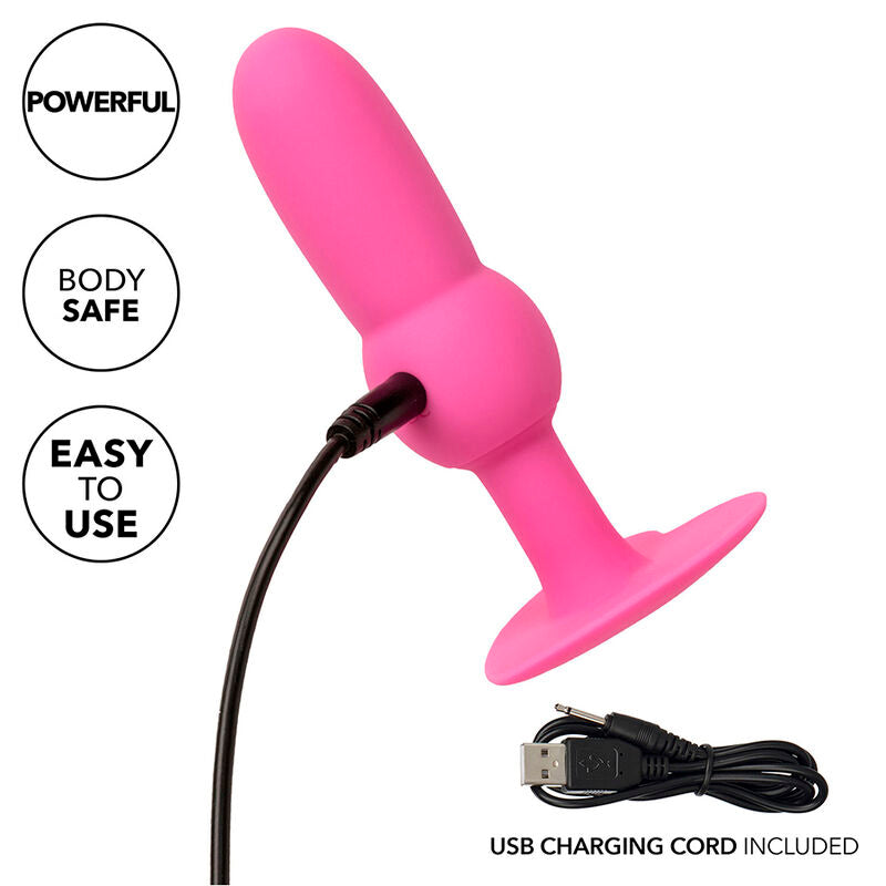 First time anal probe beaded plug 10 vibrations pink