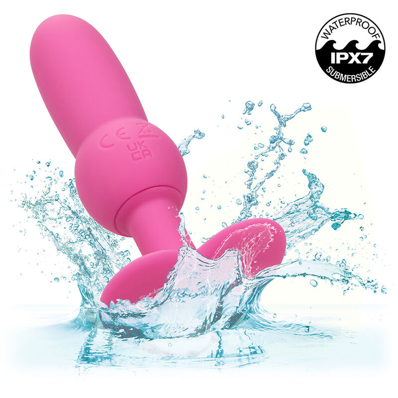 CALEXOTICS - FIRST TIME BEADED ANAL PLUG PROBE 10 VIBRATIONS PINK