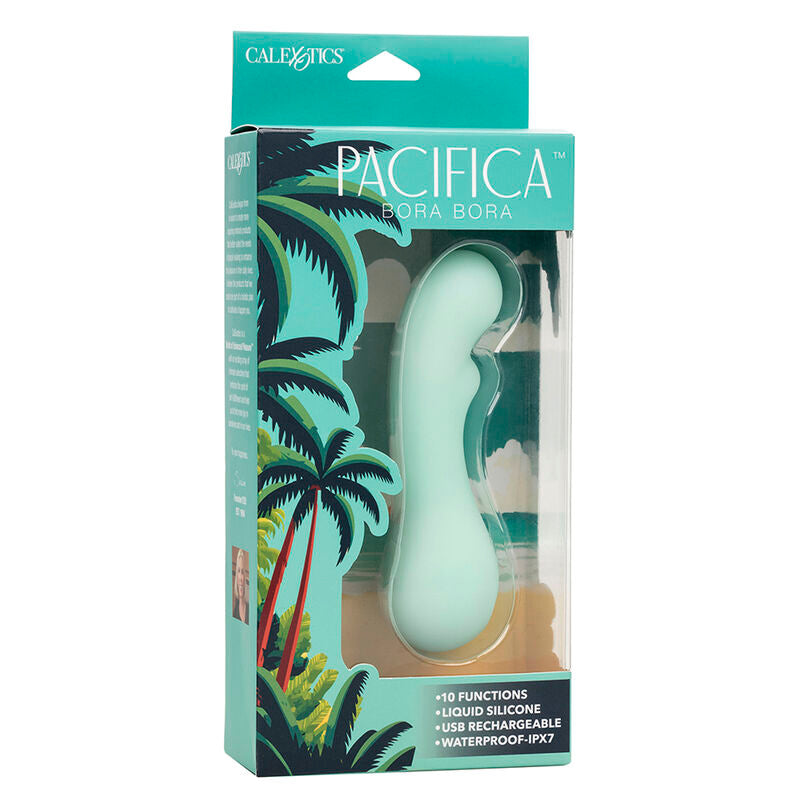 CALEXOTICS - PACIFICA BORA BORA G-SPOT ESTIMULATOR 10 AQUA VIBRATIONS