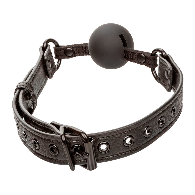 Nocturnal black silicone ball gag
