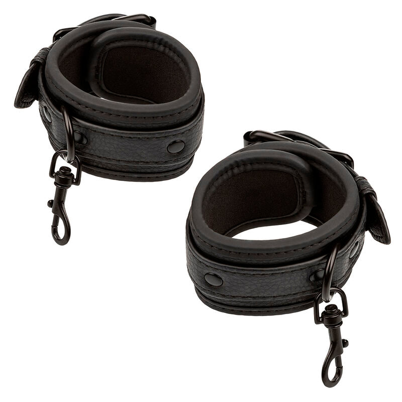 CALEXOTICS - NOCTURNAL ADJUSTABLE BLACK LEATHER BED BELT