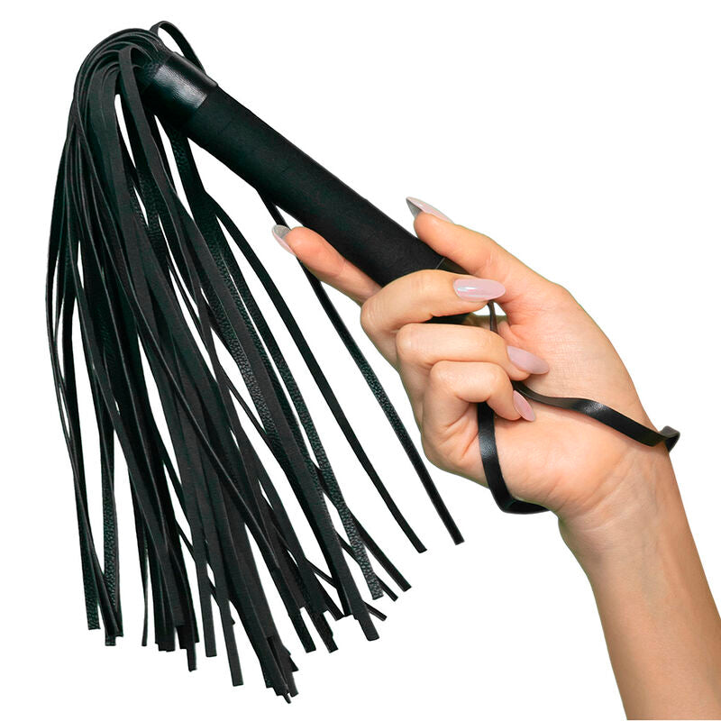 CALEXOTICS - NOCTURNAL FLOGGER BLACK LEATHER