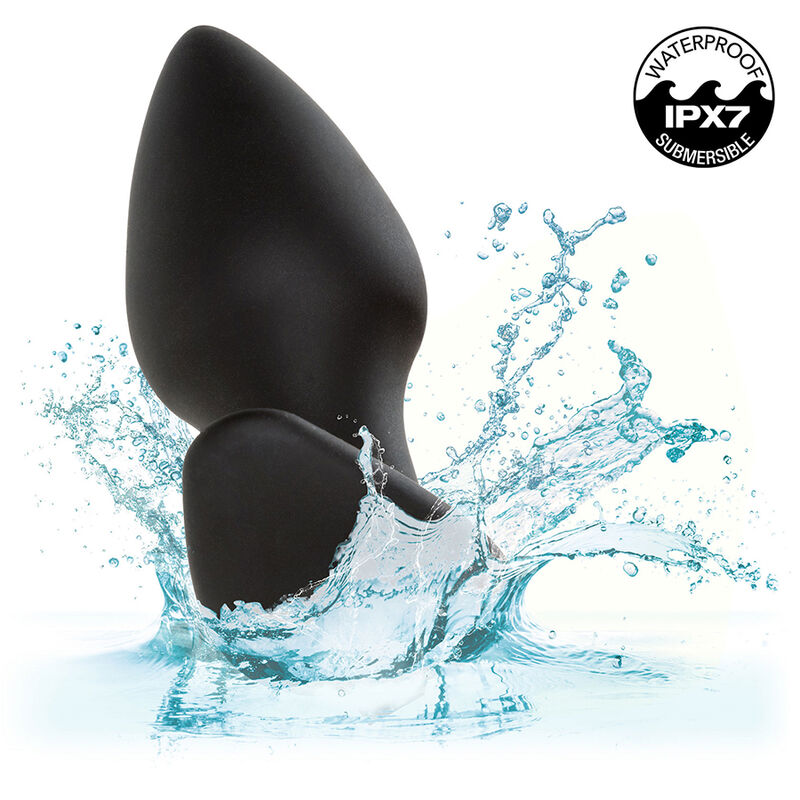Rock bottom perfect anal plug 10 vibrations black silicone
