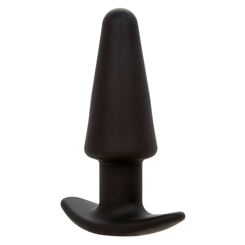Rock bottom tapered anal plug 10 vibrations black silicone