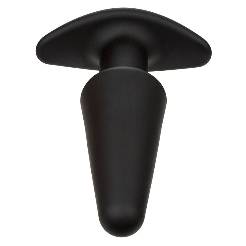 Rock bottom tapered anal plug 10 vibrations black silicone