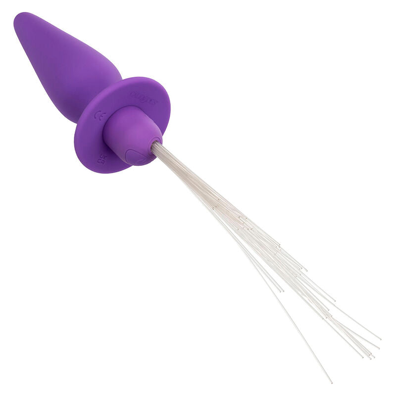 Southern lights light up anal plug10 vibrations silicone purple