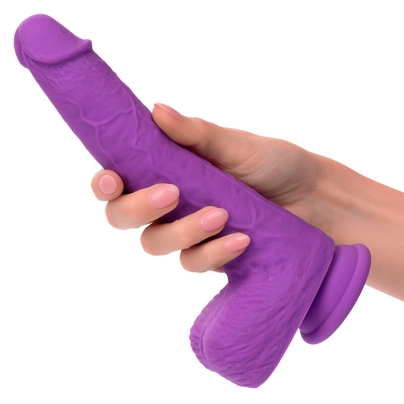 Studs rechargeable and rotating vibrator 10 vibrations purple
