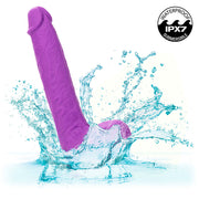 Studs rechargeable and rotating vibrator 10 vibrations purple