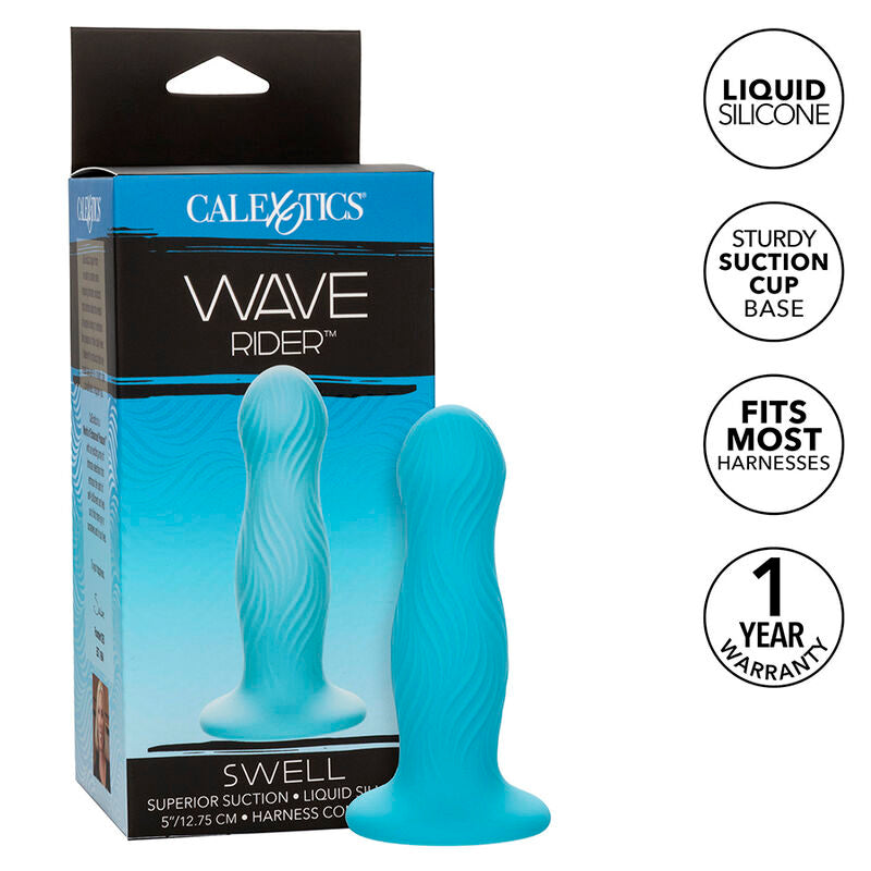 Wave Rider Blue Anal Plug