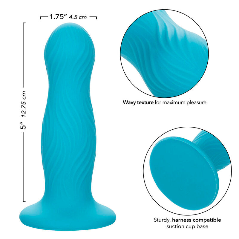 Wave Rider Blue Anal Plug