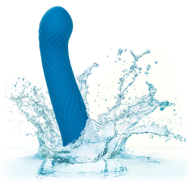 Wave rider anal plug ripple blue