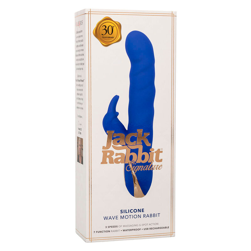 Jack rabbit vibrator wave motion blue