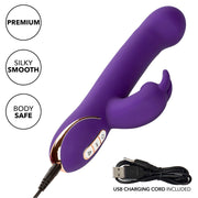 Jack rabbit vibrator &amp; stimulator 7 vibration and suction modes blue