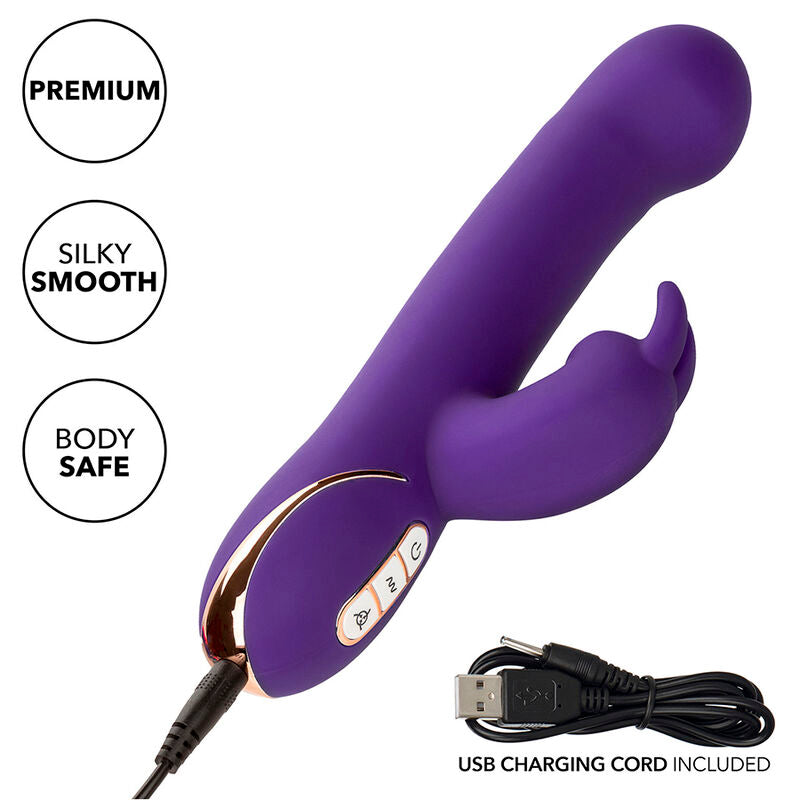 Jack rabbit vibrator &amp; stimulator 7 vibration and suction modes blue