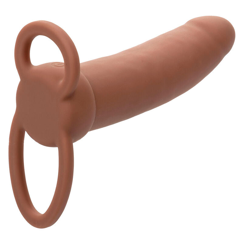 Gaine Pénis Double Pénétrateur Maxx - 10 Modes de vibrations Silicone - CalExotics