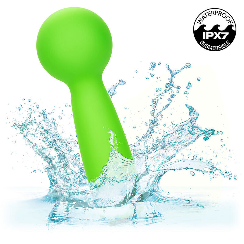 Neon vibes the bubbly vibe mini massager 10 vibrations green