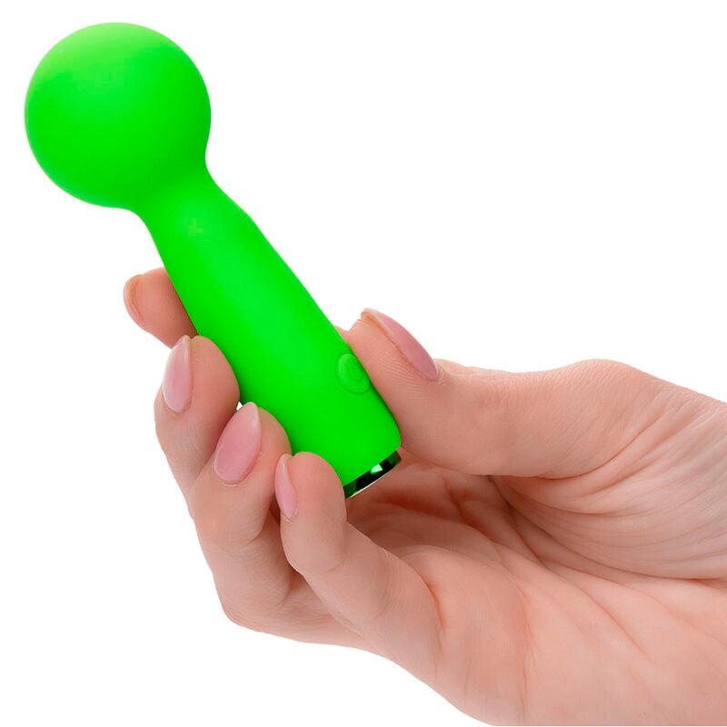 Neon vibes the bubbly vibe mini massager 10 vibrations green