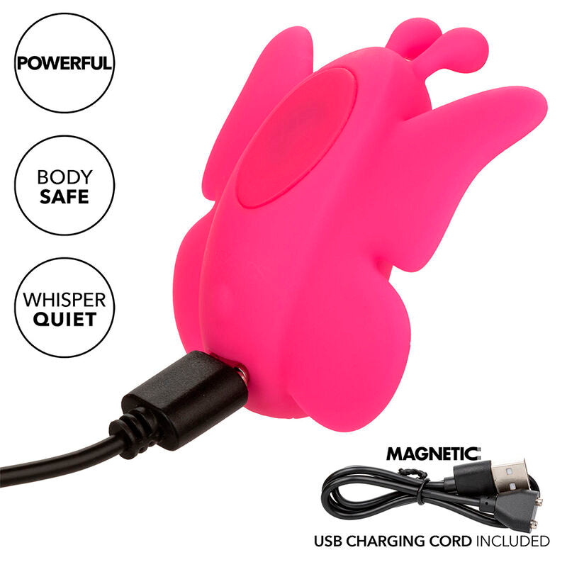 CALEXOTICS - NEON VIBES FLUTTER VIBE STIMULATOR 10 VIBRATIONS PINK