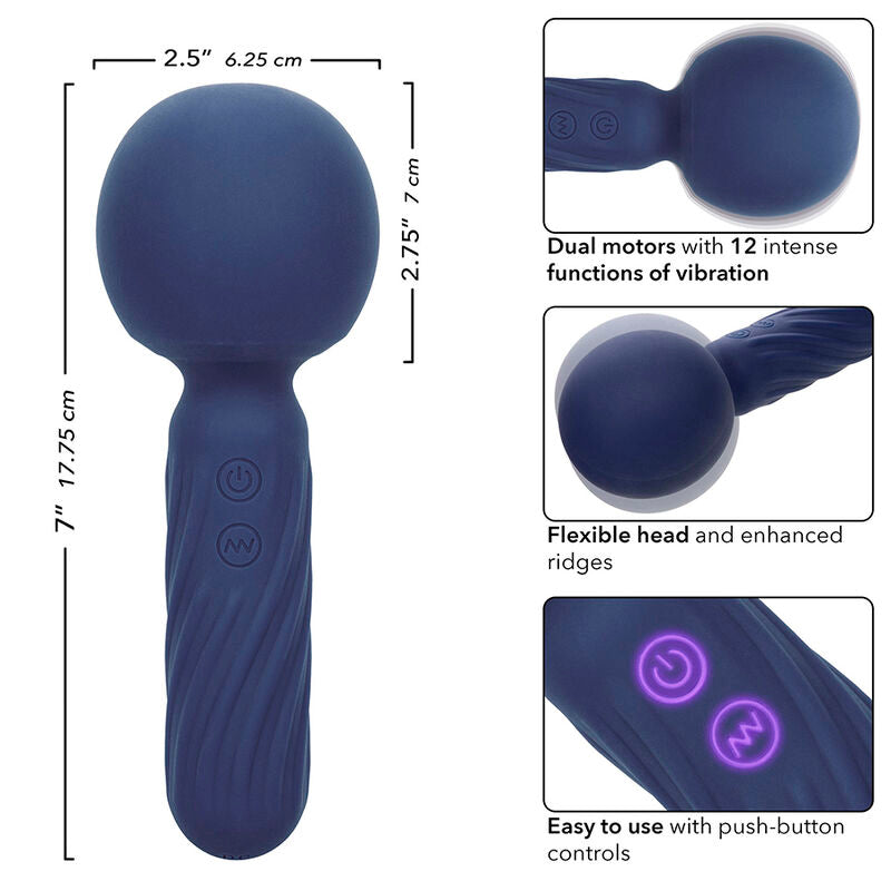 Charisma Seduction Massager 12 Functions 17.75 cm x 6.25 cm Purple
