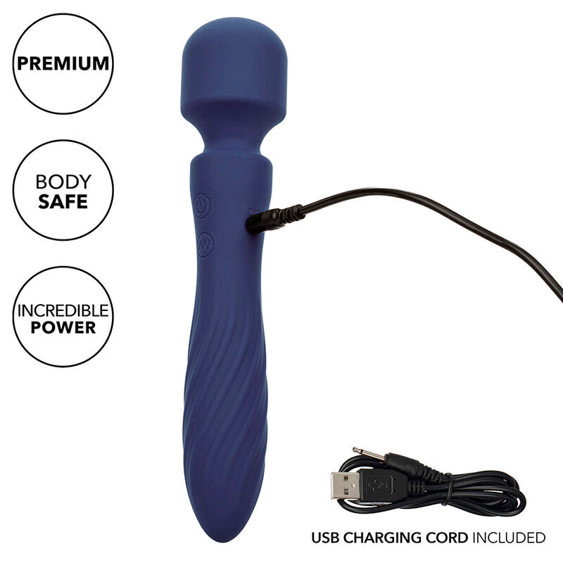 Charisma Mystique Dual Motor Massager 12 Functions 20.5cm x 4.5cm Purple