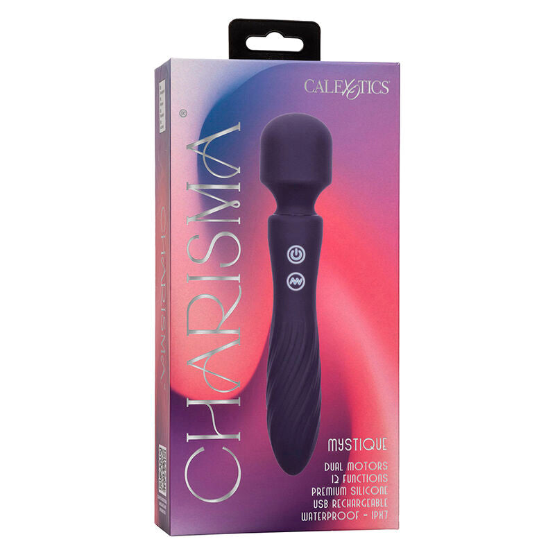 Charisma Mystique Dual Motor Massager 12 Functions 20.5cm x 4.5cm Purple