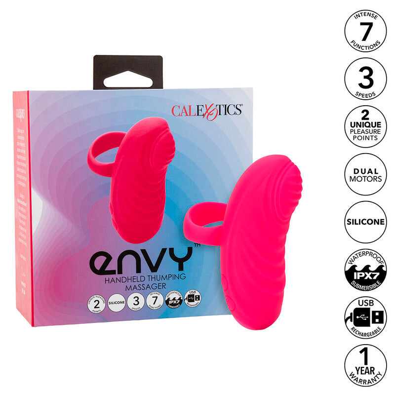 CALEXOTICS - ENVY PORTABLE BALL MASSAGER 7 VIBRATIONS PINK
