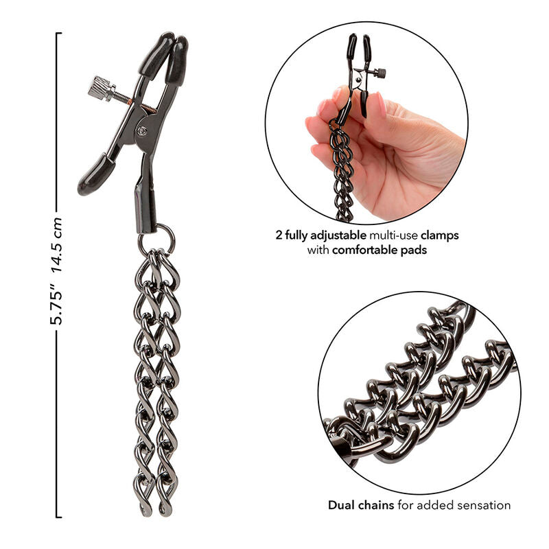 Euphoria nipple clamps chain 14.5 cm