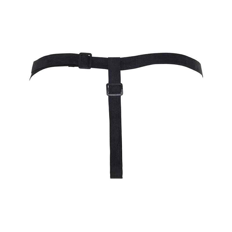 Alter ego open vagina adjustable thong flesh