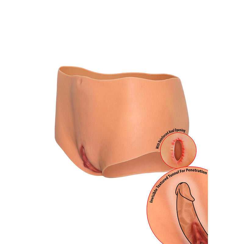 Alter ego open vagina and ass briefs medium size flesh