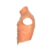 Alter ego silicone male torso shirt with abs flesh