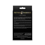 Fetish &amp; fashion black lace hood