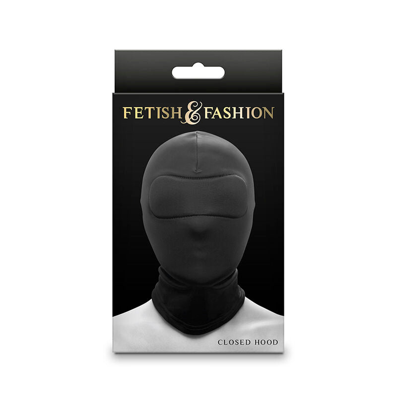 Fetish &amp; fashion closed hood black nylon