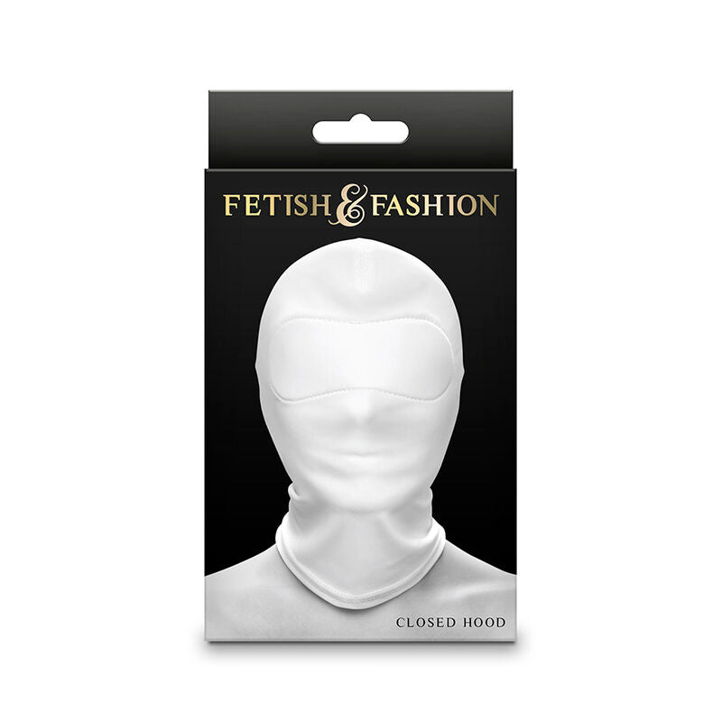 Fetish &amp; fashion closed hood white nylon