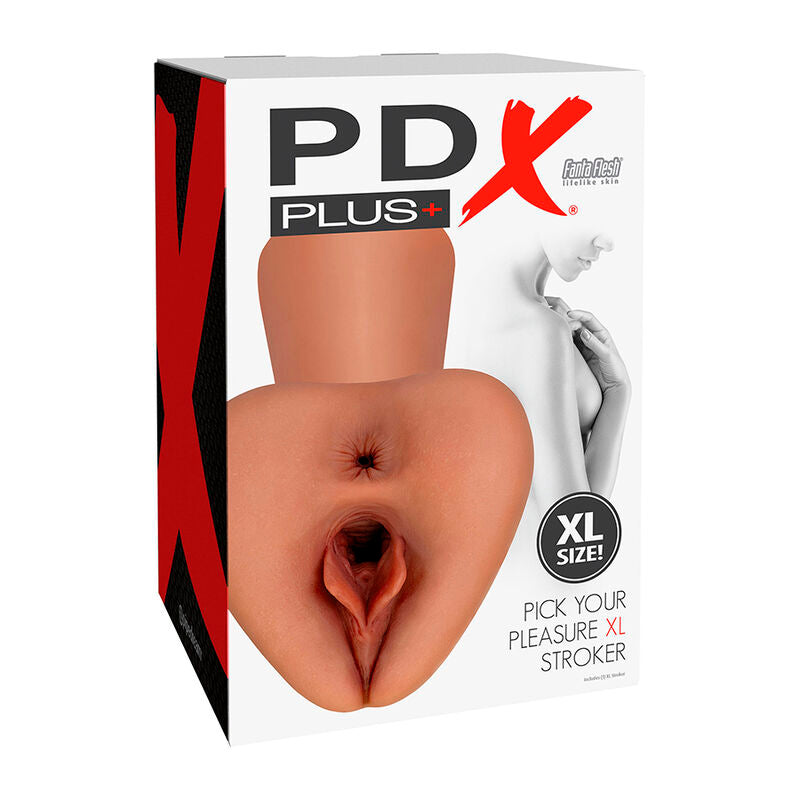 Pick your pleasure xl stroker realistic brown