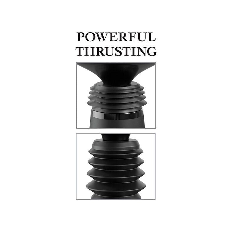 FETISH FANTASY SERIES - BODY DOCK DILDO THRUSTER CLAMP WITH 7 THRUSTERING MODES, BLACK