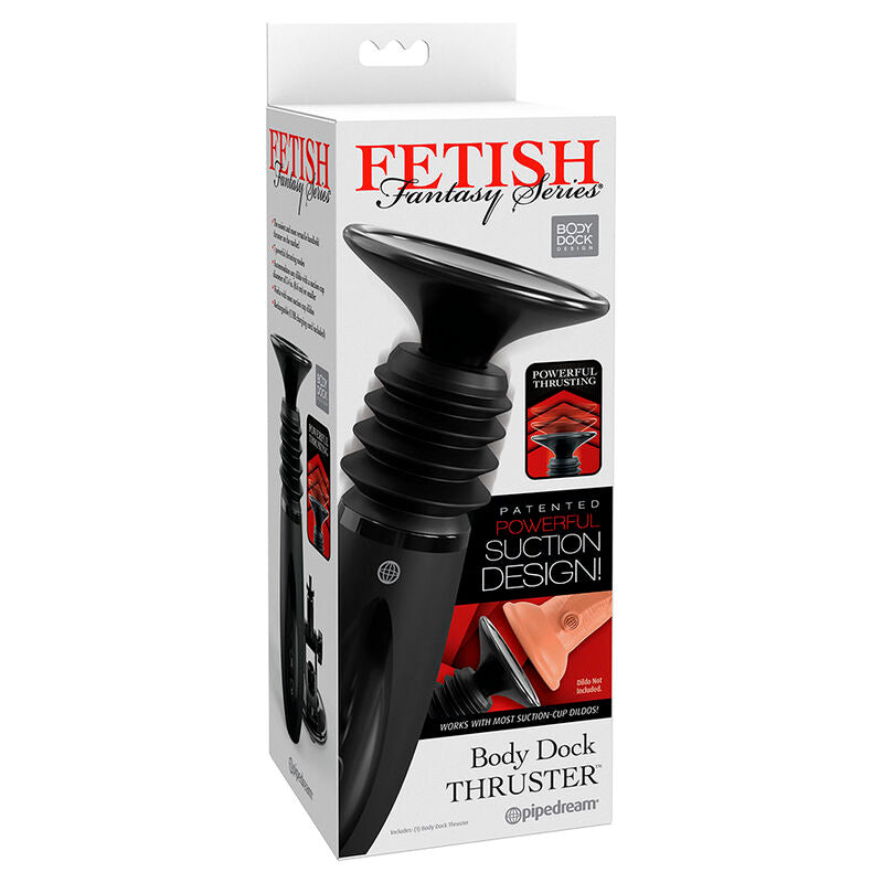 FETISH FANTASY SERIES - BODY DOCK DILDO THRUSTER CLAMP WITH 7 THRUSTERING MODES, BLACK