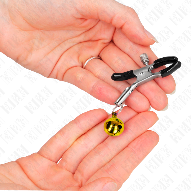 Simple bell gold meton pliers 6 cm