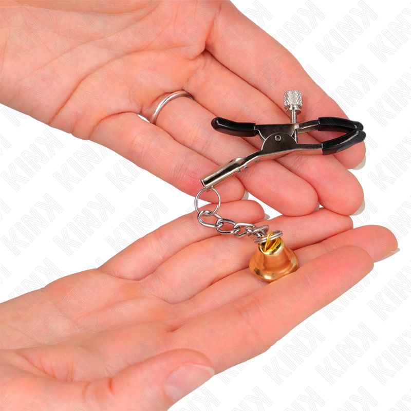 KINK - TELEMON CLIPS GOLD BELL PENDANT 6 CM