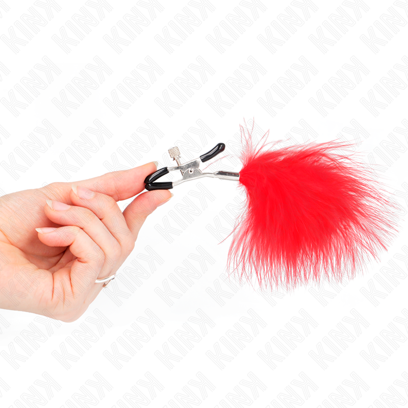 Red feather meton clip 7 cm