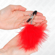 Red feather meton clip 7 cm