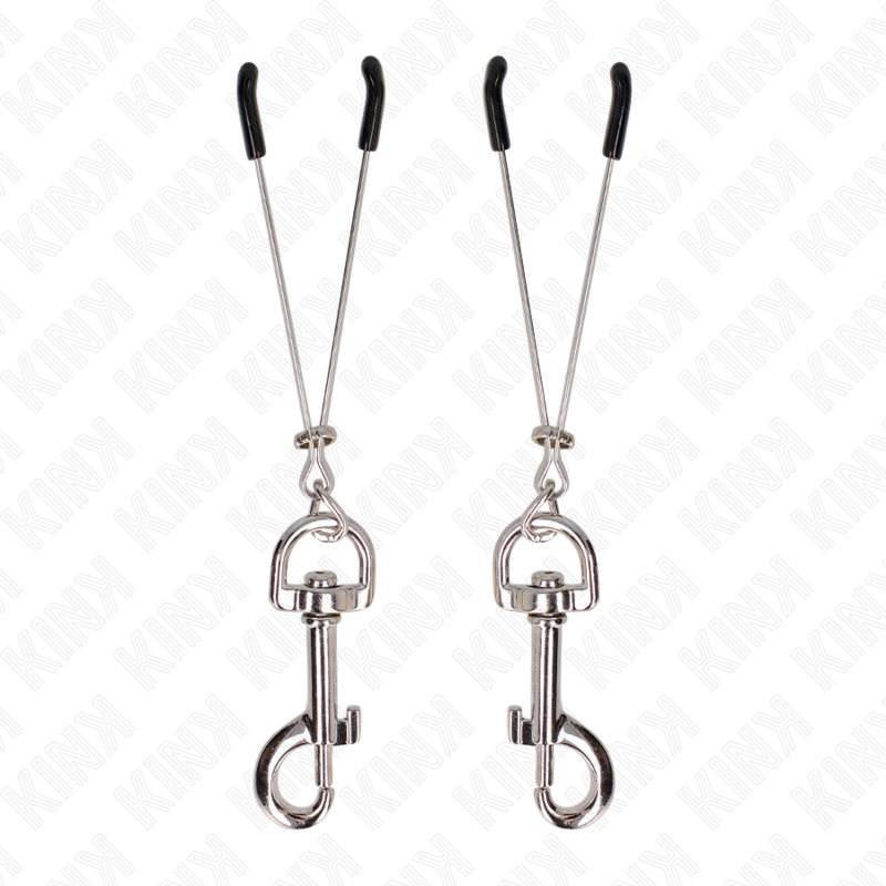 KINK - METON CLIP WITH FINE SILVER HOOK, 7 CM