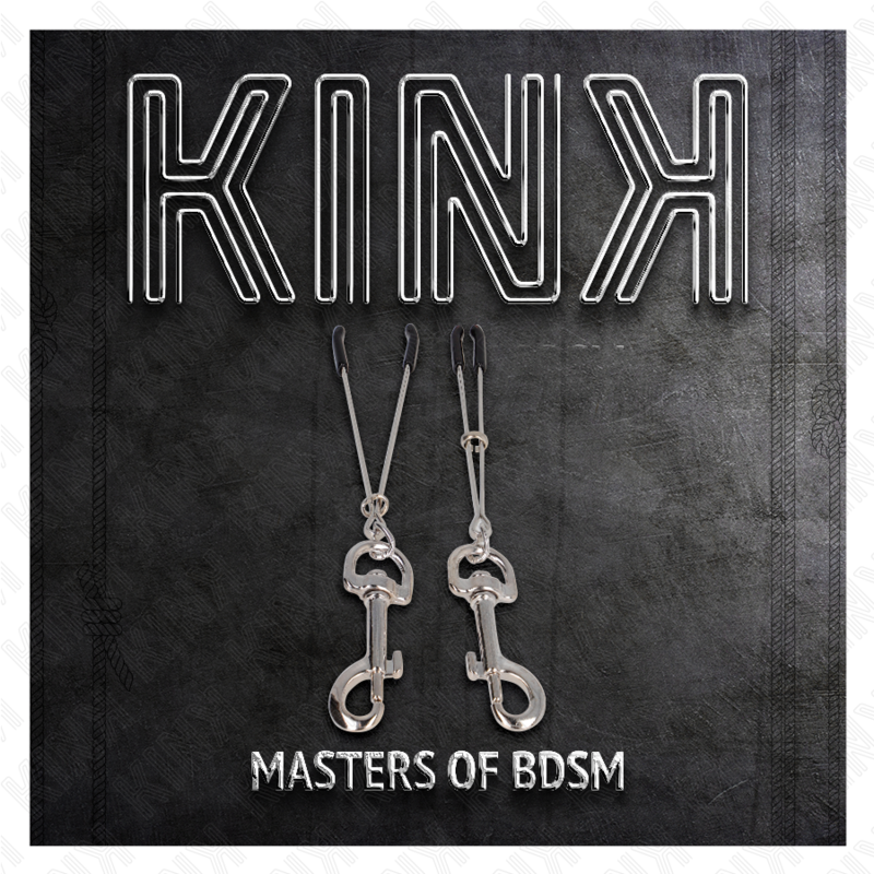 KINK - METON CLIP WITH FINE SILVER HOOK, 7 CM