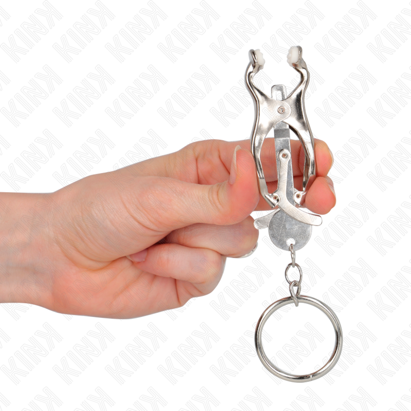 KINK - JAPANESE CLOVER O-RING SILVER PHONE CLIPS