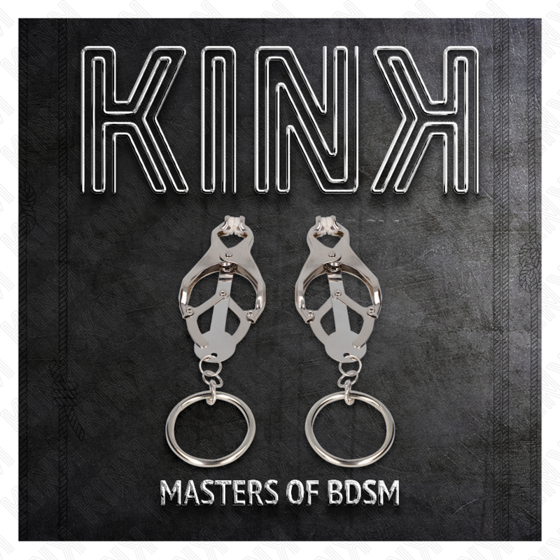 KINK - JAPANESE CLOVER O-RING SILVER PHONE CLIPS