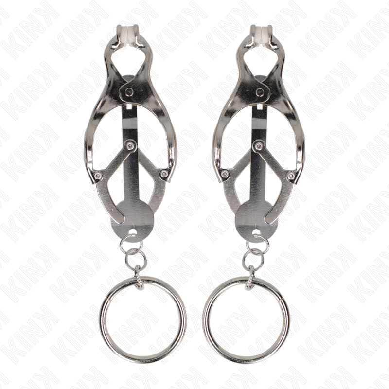KINK - JAPANESE CLOVER O-RING SILVER PHONE CLIPS
