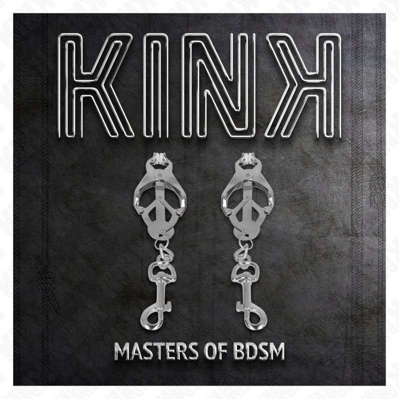 Japanese clover tongs with silver hooks