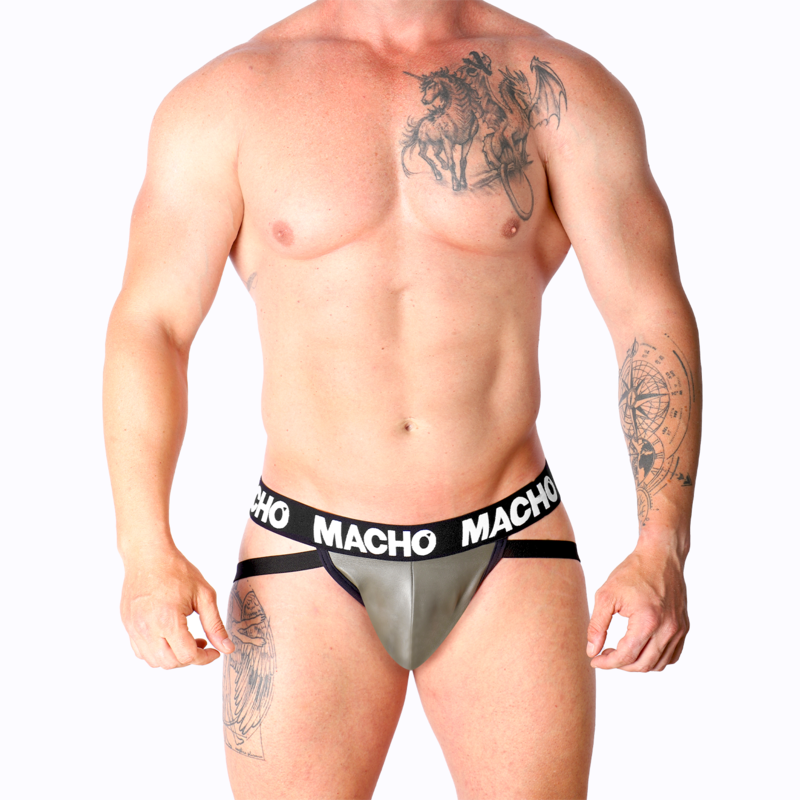 Mx27gr jock leathero gray beige xl