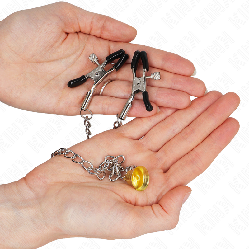 Teleton clamps chain with horn pendant 30 cm