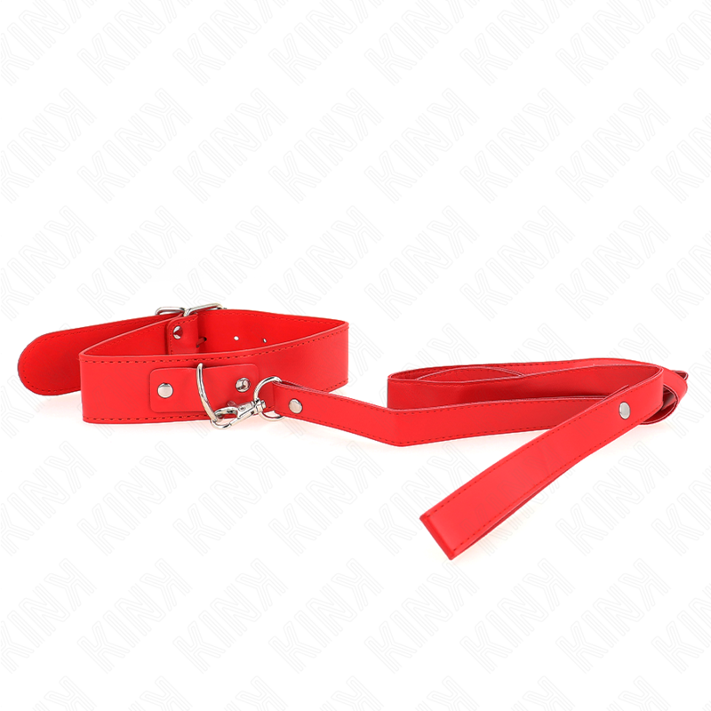 KINK - NECKLACE WITH BELT 116 CM ADJUSTABLE ROJO BRACELET 32-50 CM X 8 CM